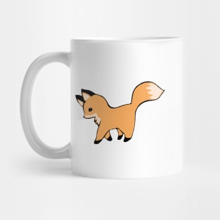 Cute Red Fox Illustration Mug